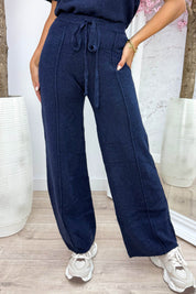 Knitted pants - Navy