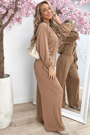 Good to go co-ord - Camel