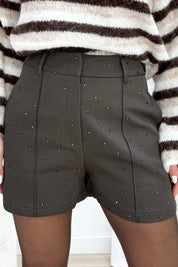 Diamond short - Bruin