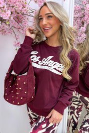Los angeles sweater - Bordeaux