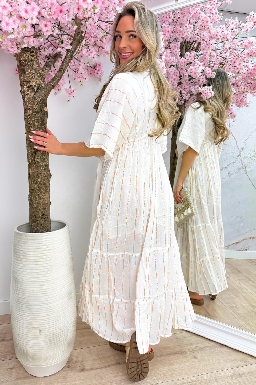 Hawaii beach dress - Wit