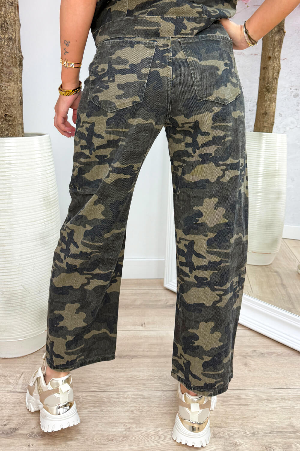 Camo mom jeans - Army