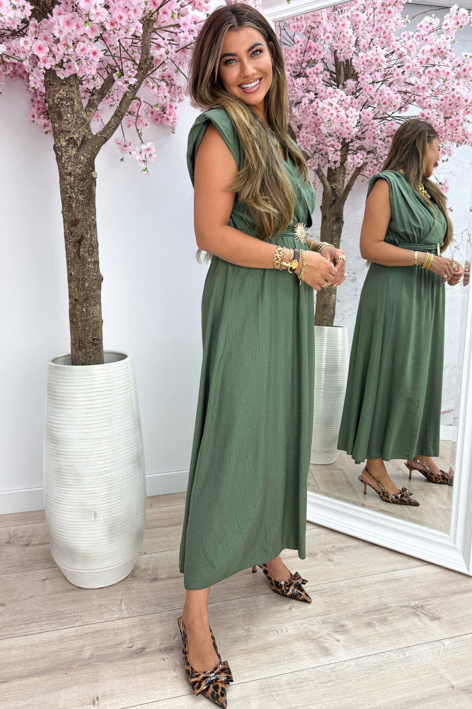 Robe au lever du soleil dorée - armée
