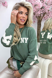 Suéter de Nueva York - Olive