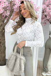 Elegant lace topje - Wit