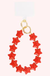 Star phone cord - Rood
