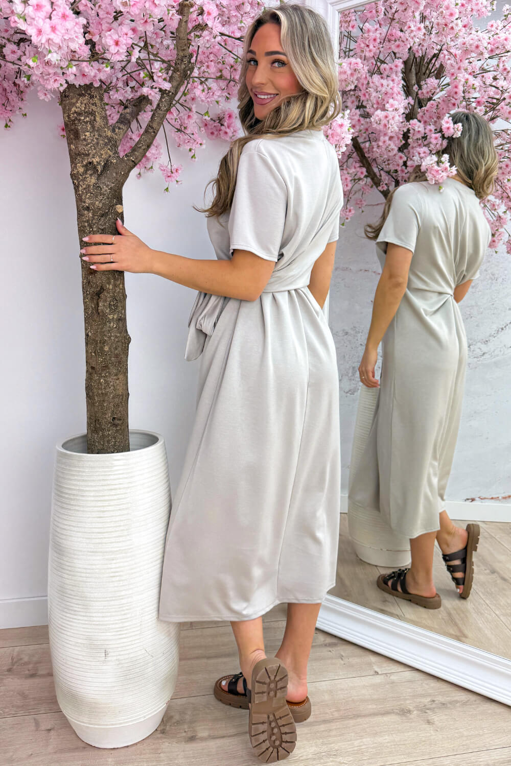 Wrap it up dress - Beige