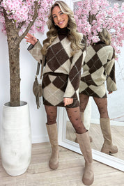 Cozy season checkered co-ord - Bruin