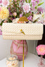 Bella weave clutch - Beige