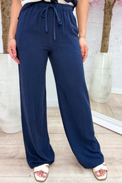 Most wanted linnen pants - Navy