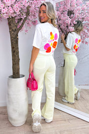 Happy smileys T-shirt - Wit