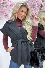Sunshine broche gilet - Zwart