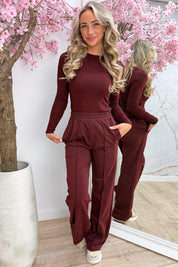 Perfect basic topje - Bordeaux