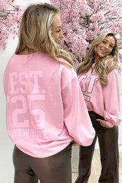 Ny Oversized Sweater - Lollypop Pink