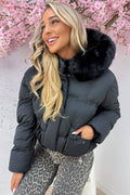 Baby it’s cold outside winterjas - Zwart