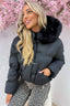 Baby it’s cold outside winterjas - Zwart