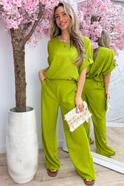 Everyday ease co-ord - Olijf