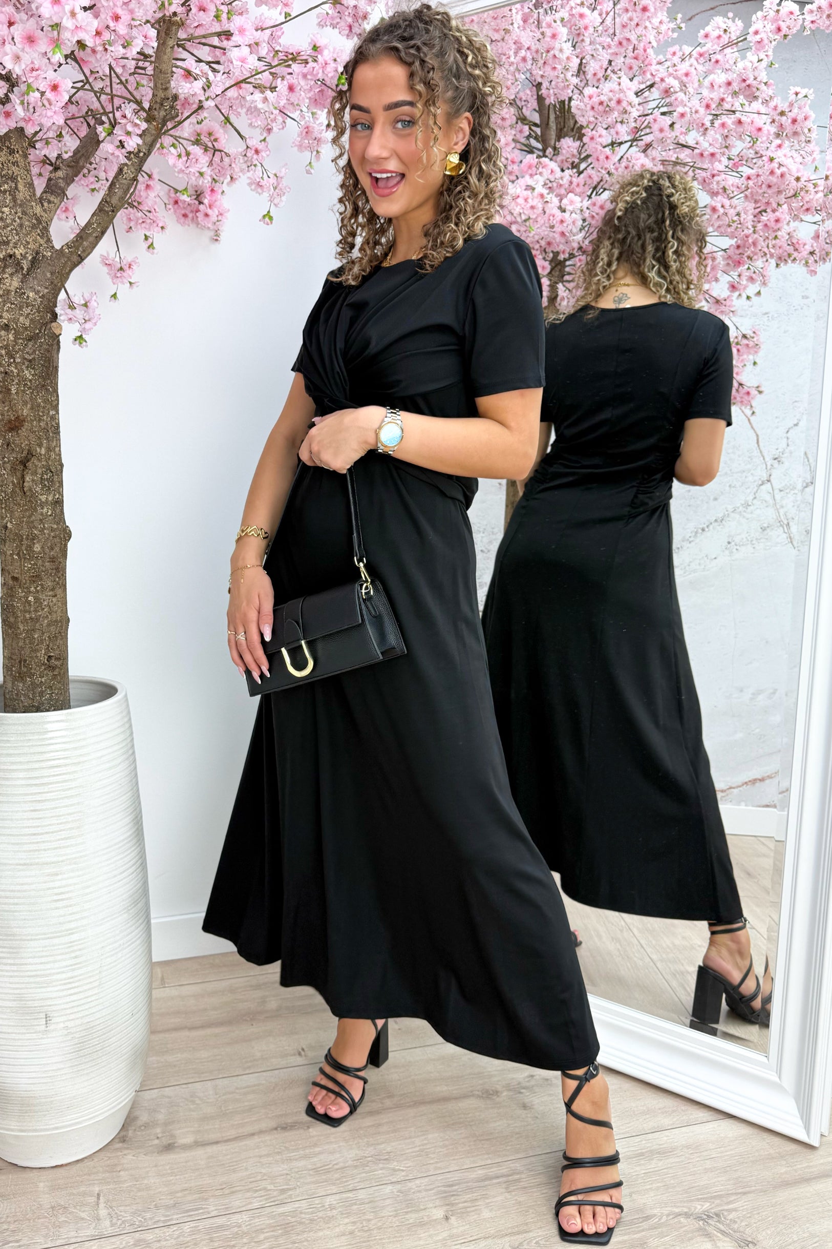 Robe toujours brillante - noir