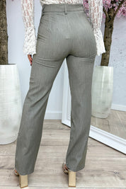 Straight leg pantalon - Taupe
