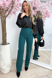 So lovely stripe blouse - Zwart