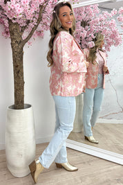 Bloom baby blazer - Roze