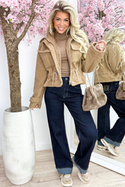 Teddy jacket - Camel