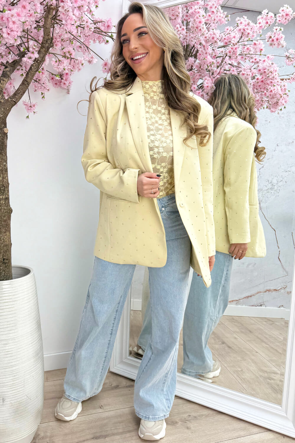 Diamond blazer - Geel