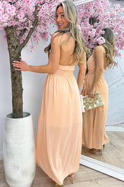 Honolulu maxi dress - Lt. oranje