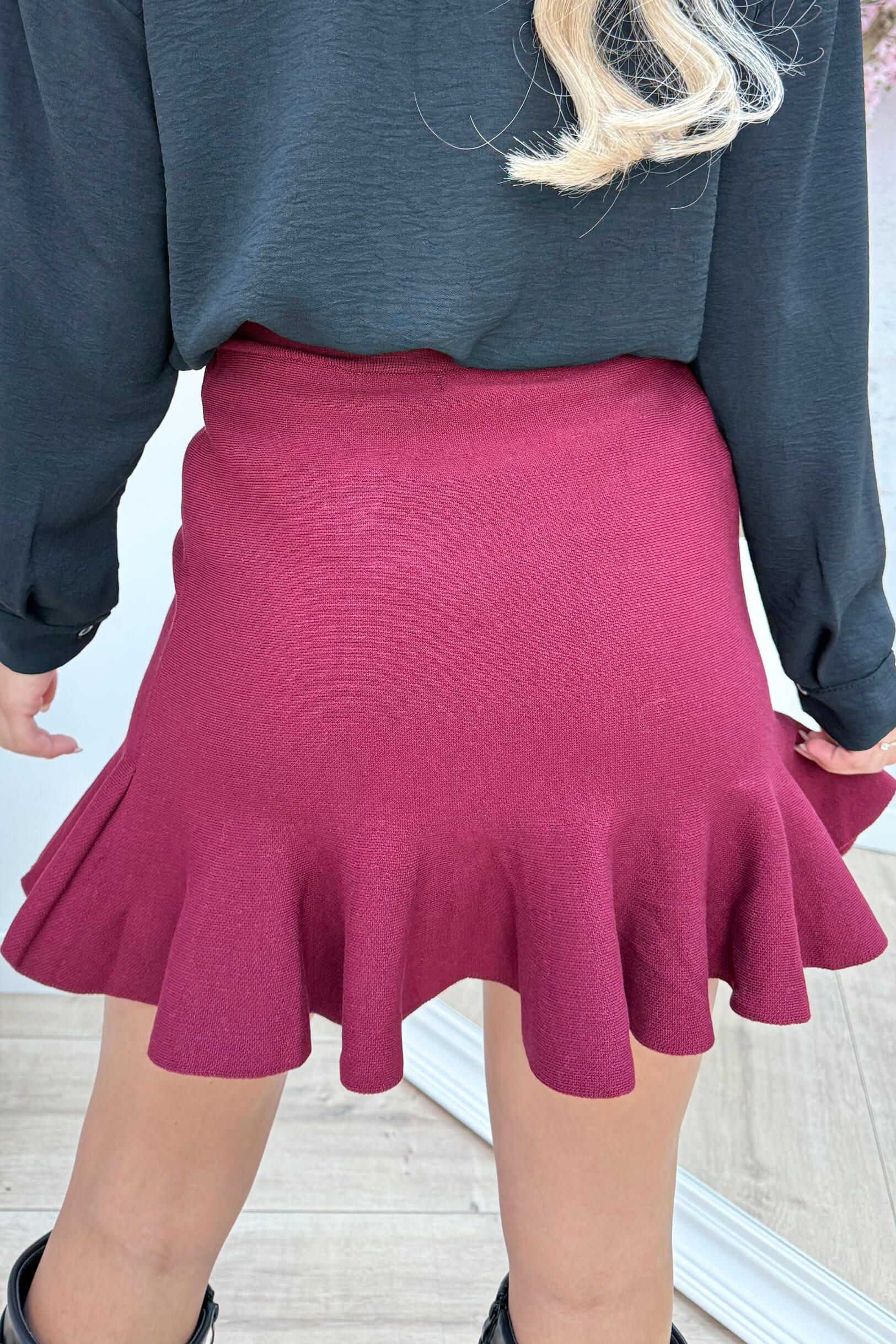 Flairy skirt - Bordeaux