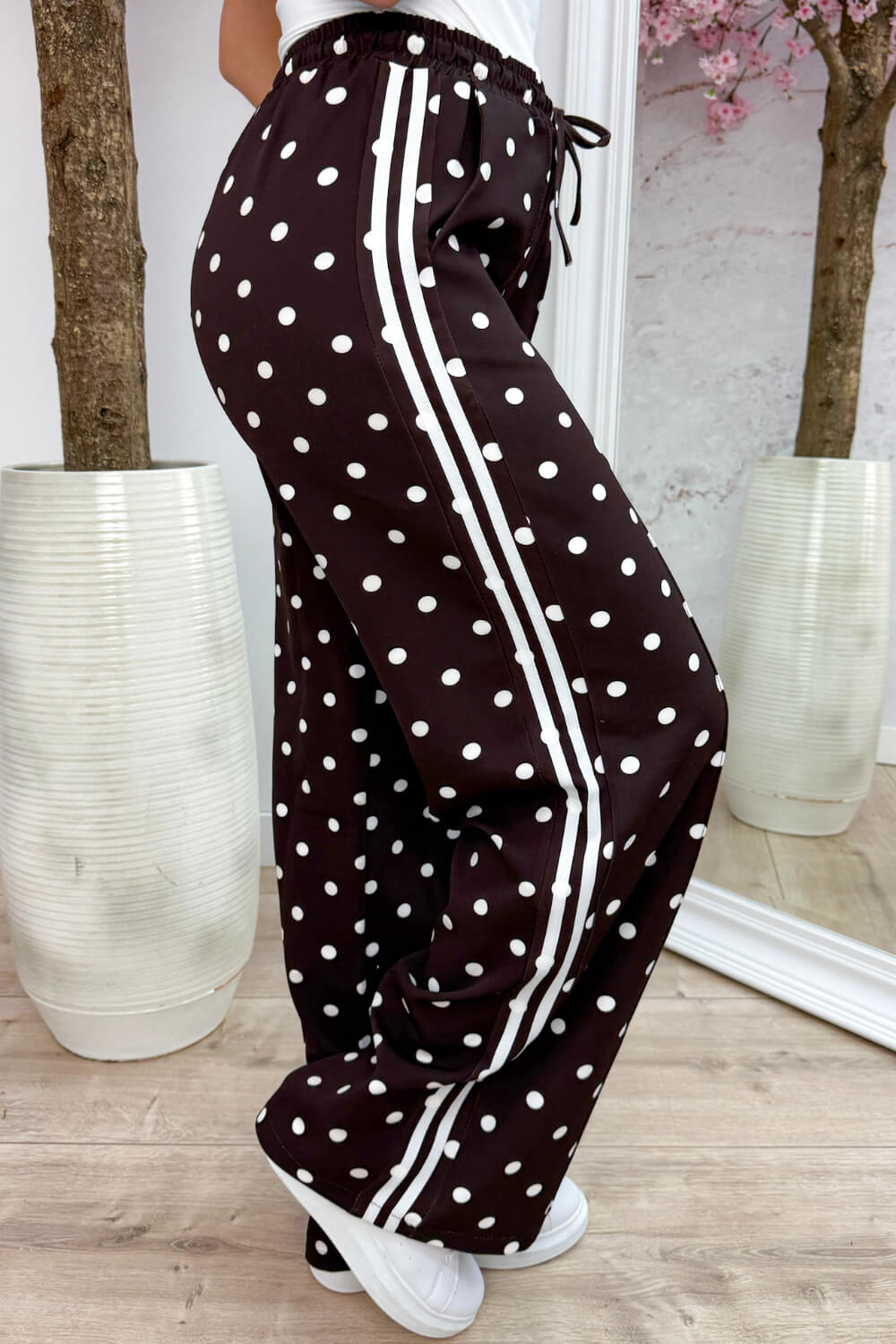 Yours to keep polkadot pantalon - Bruin