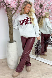 Après sweater - Bordeaux