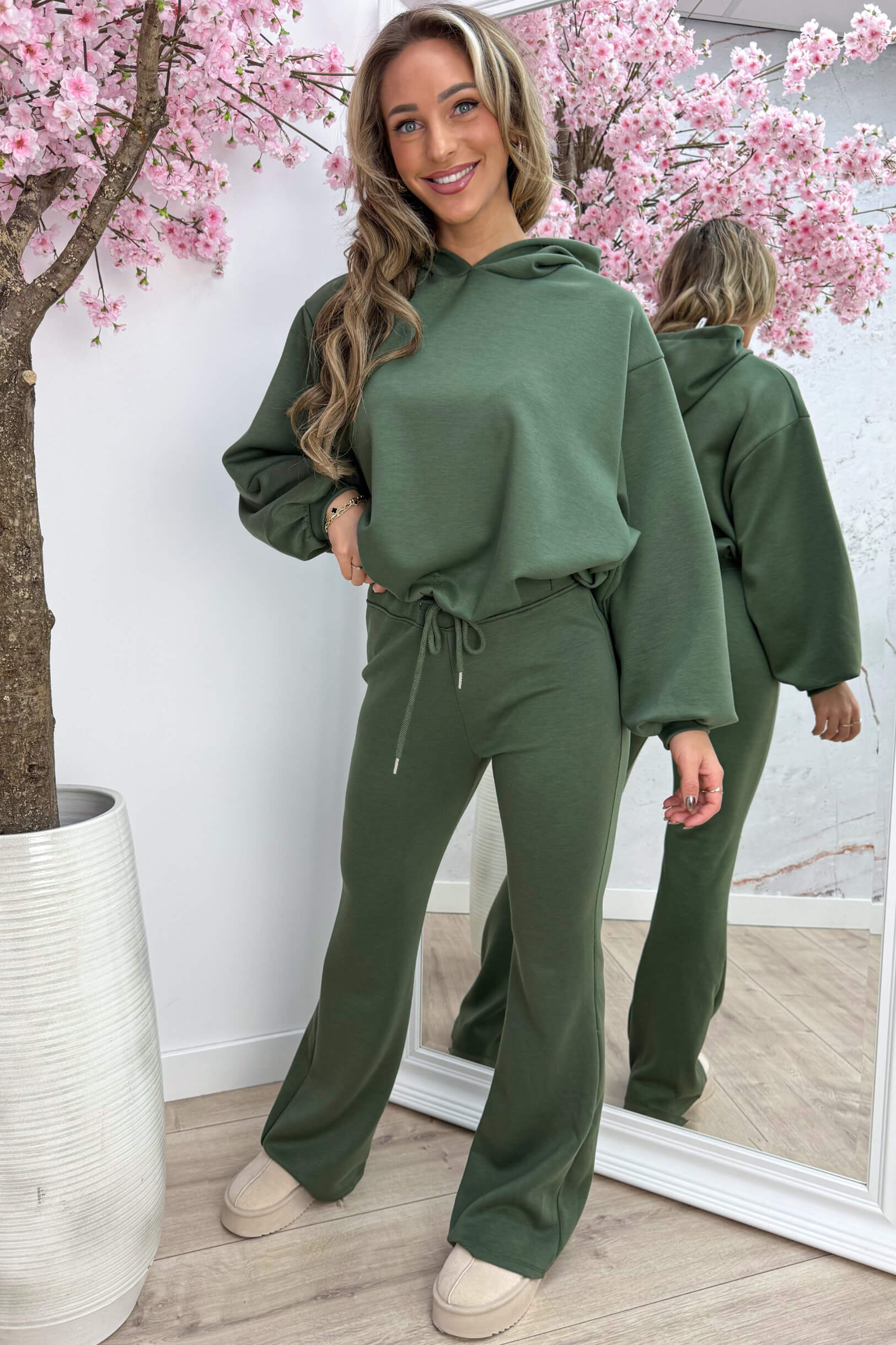 Chill mode comfy co-ord - Army