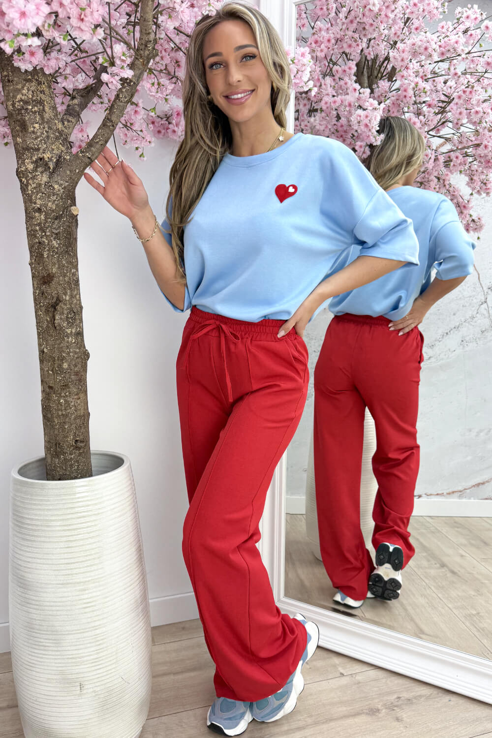 Little love T-shirt - Sky blue