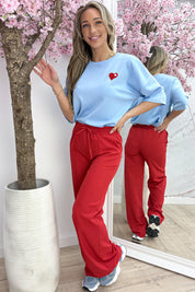 Little love T-shirt - Sky blue