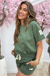 Tan perfecta emblema cómoda coord - ejército