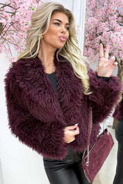 Falling into autumn jacket - Bordeaux