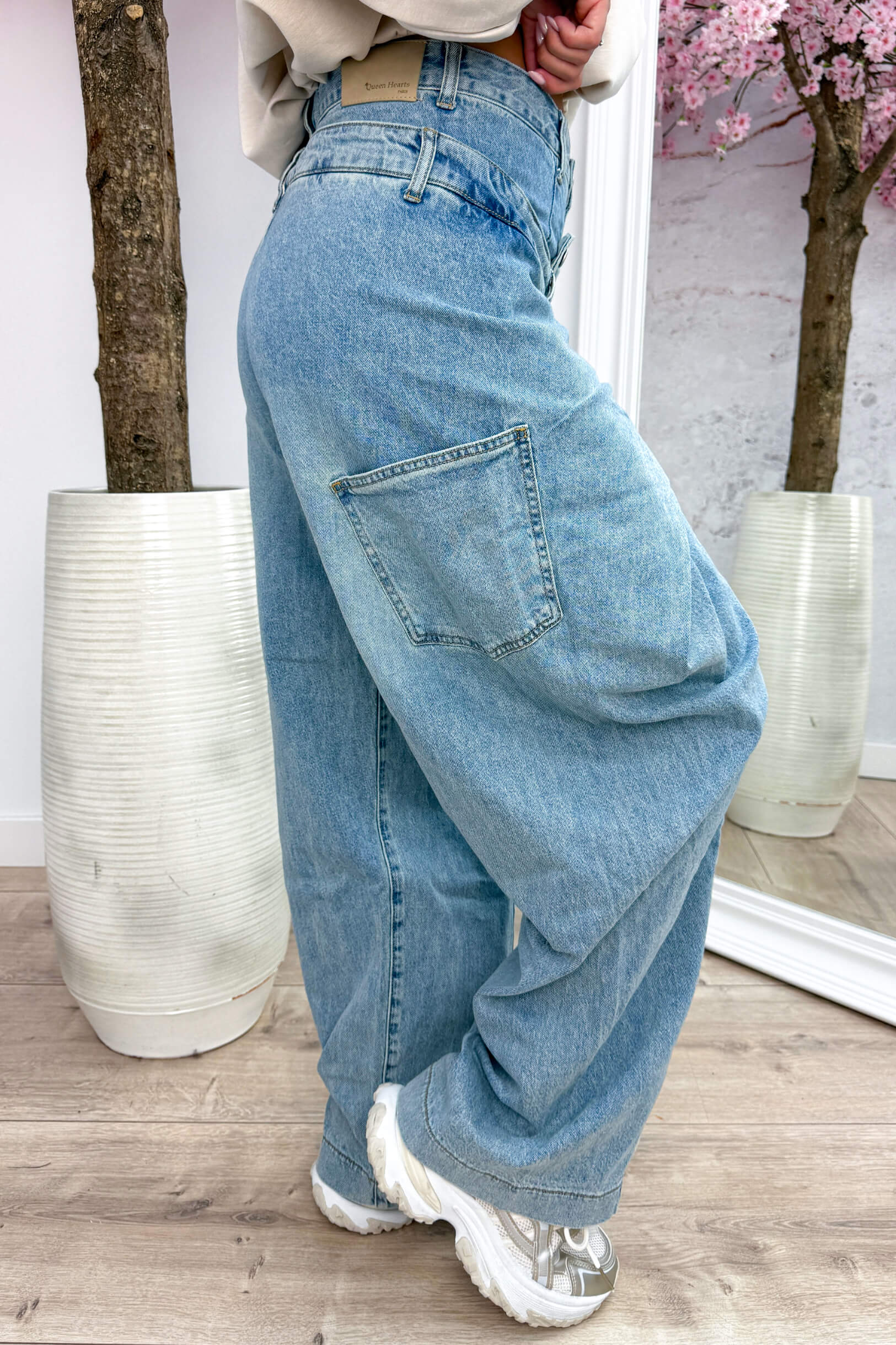 Do it different barrel jeans (Queen Hearts) - Jeans blue