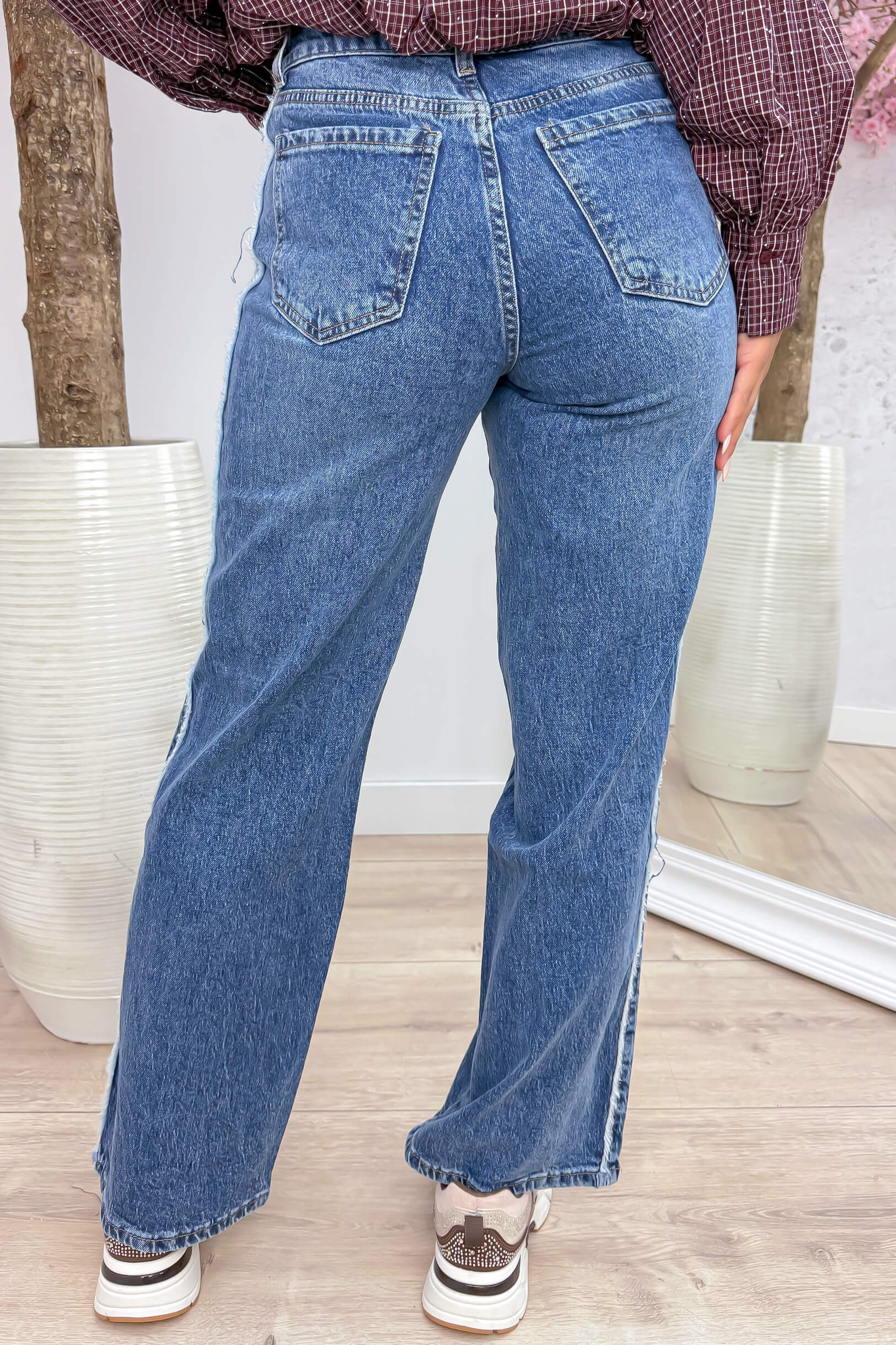 Make it yours denim wide leg jeans - Navy