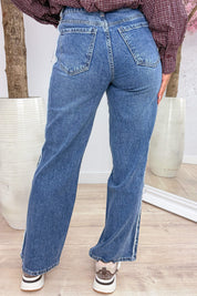 Make it yours denim wide leg jeans - Navy