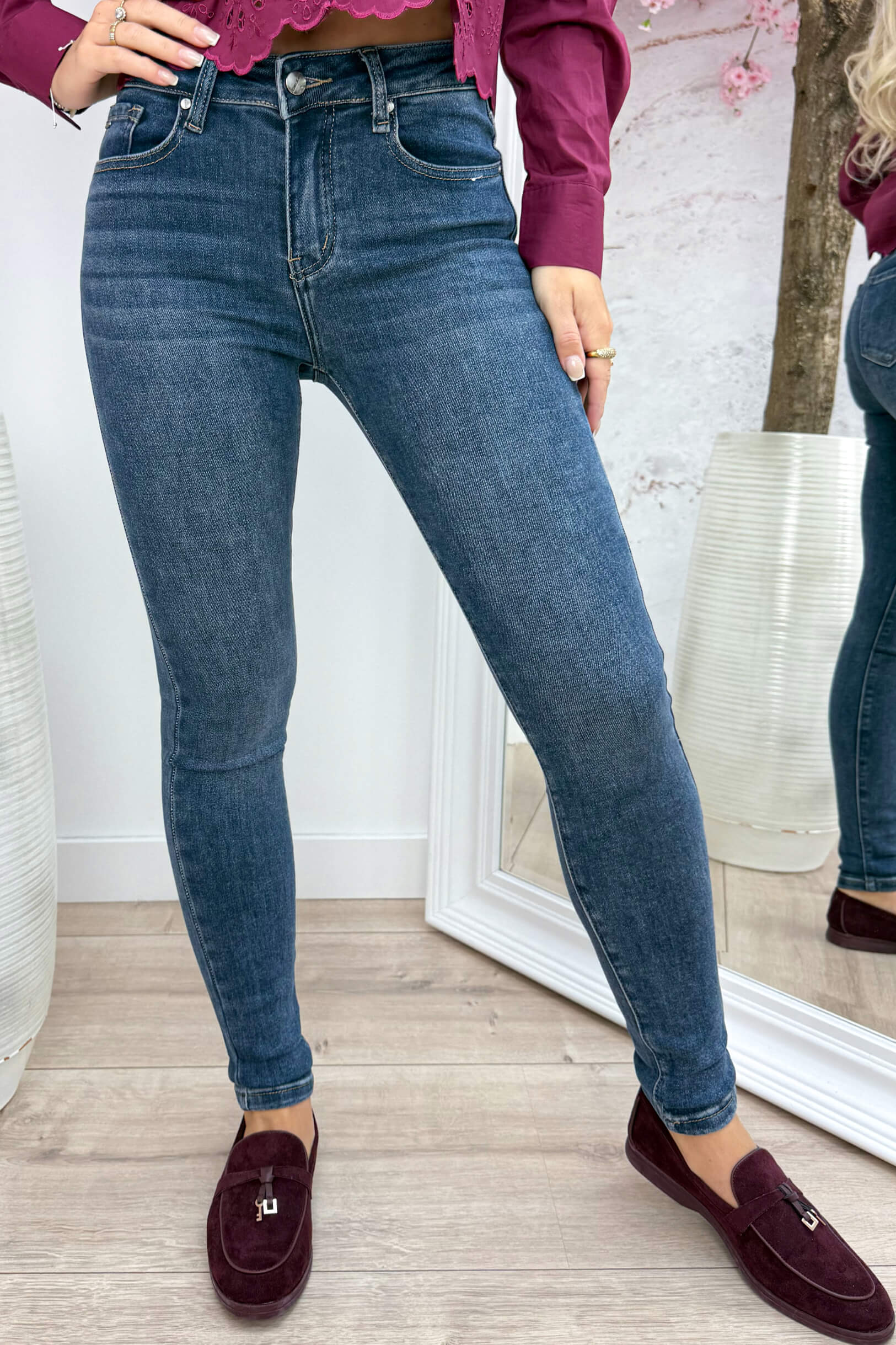 Slim Jeans HM5347-1 - Jeans Blau