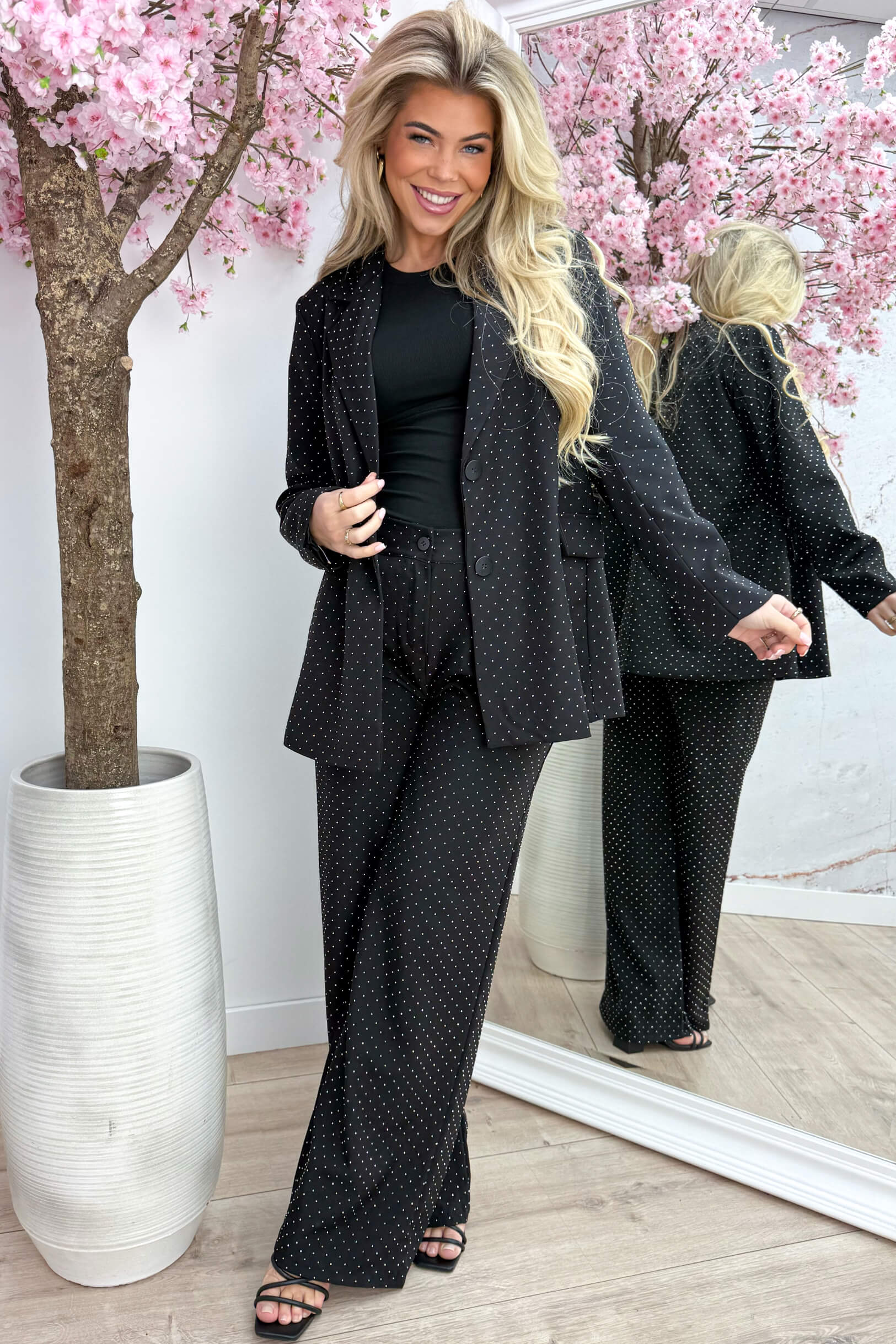 Diamond dreams co-ord - Zwart