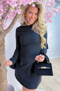 Spot the sparkle dress - Zwart