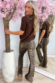 Glamorous topje - Bruin