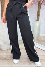 Just for you stripe pantalon - Zwart