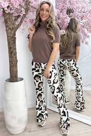 Knitted coll topje - Bruin