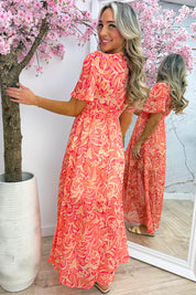 Cabana maxi dress - Lt. oranje