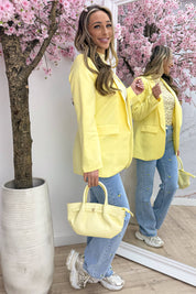 Classy blazer - Geel