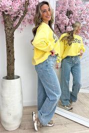 Soft soho sweater - Geel