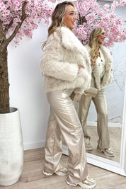 Giacca pelosa 9411 - beige