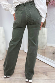 Wide leg jeans Y3333 - Army
